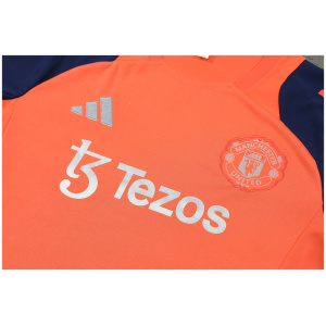 Tenue d'entraînement courte Manchester United orange 2024/25