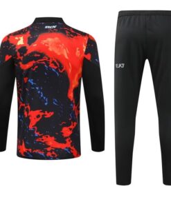 Ensemble d’entraînement Napoli Rouge-Noir 2024/25