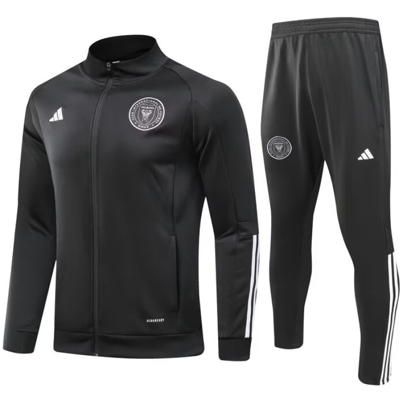 Ensemble de survêtement d’entraînement Miami FC Veste + Pantalon Noir 2023/24