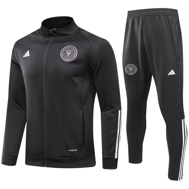 Ensemble de survêtement d’entraînement Miami FC Veste + Pantalon Noir 2023/24