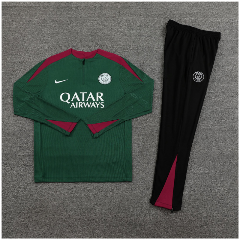 Survêtement d’entraînement PSG Enfant Vert 2024/25
