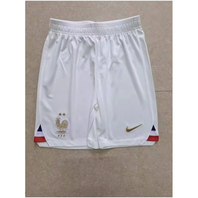Shorts domicile de la France Coupe du Monde de la FIFA Qatar 2022