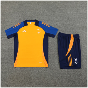 Ensemble d'Entraînement Court pour Enfants Juventus Orange 2024/25