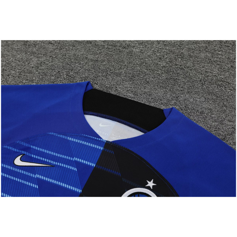Tenue d’entraînement courte de l’Inter Milan bleue 2024/25