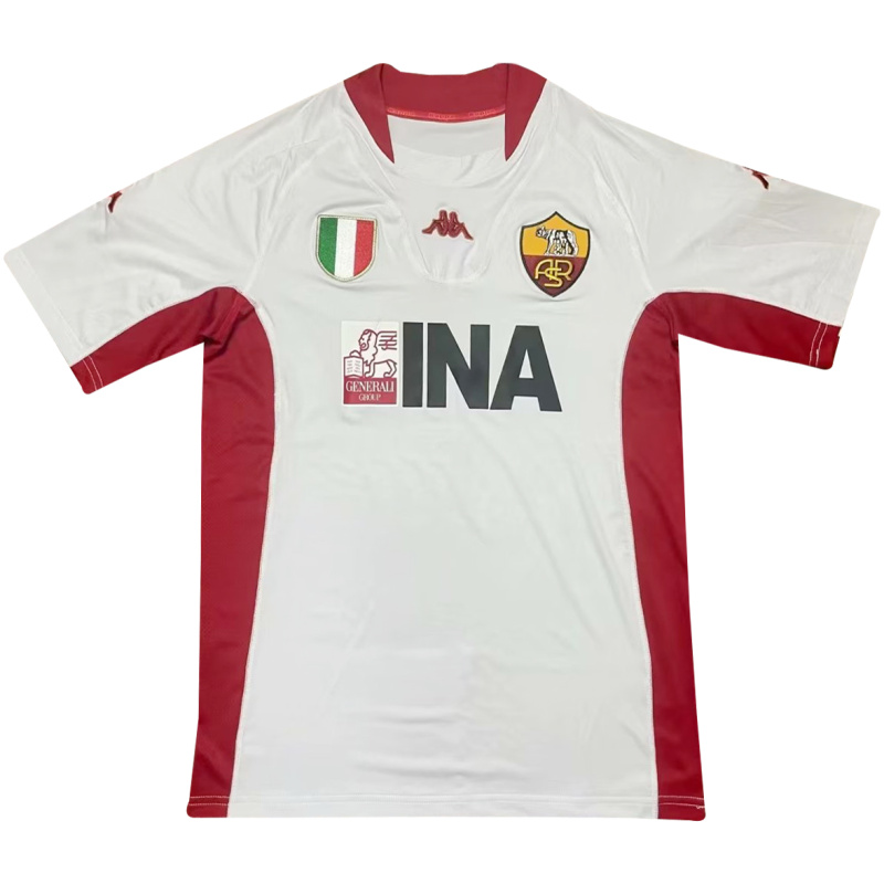 Maillot Domicile Rétro de la Roma 2001/02
