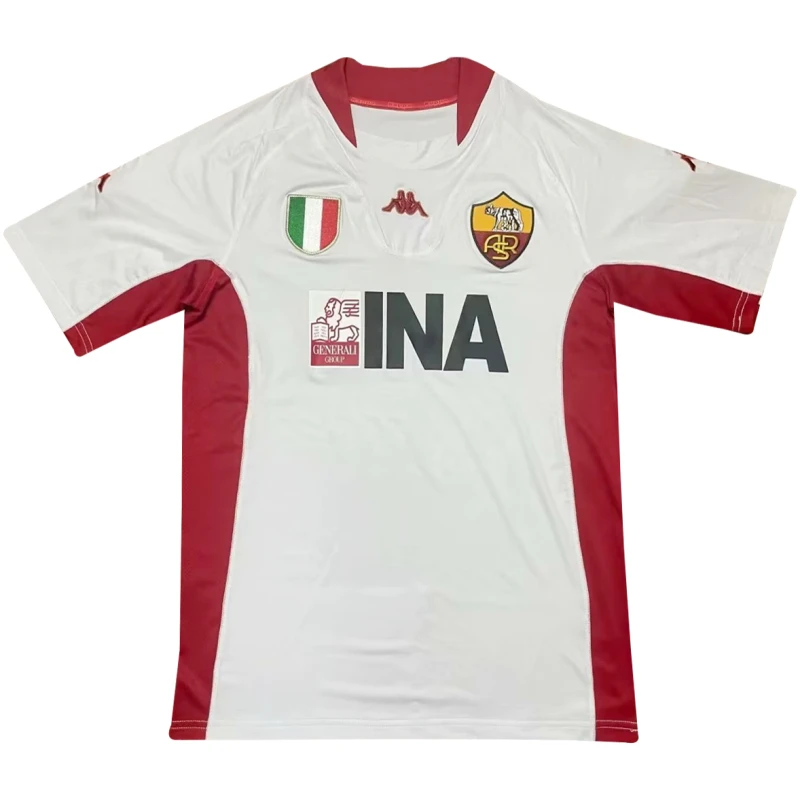 Maillot Domicile Rétro de la Roma 2001/02