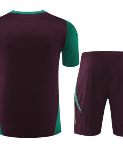 Ensemble d’entraînement court du Mexique bordeaux 2024