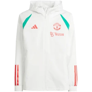 Veste Manchester United Pré-joueur Woven Anthem Windrunner Blanche 2023/24