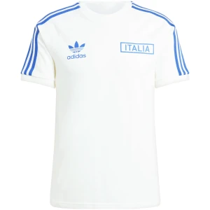 Maillot adidas Originals Italie 3 Bandes Pur Coton Blanc 2024 – joueur