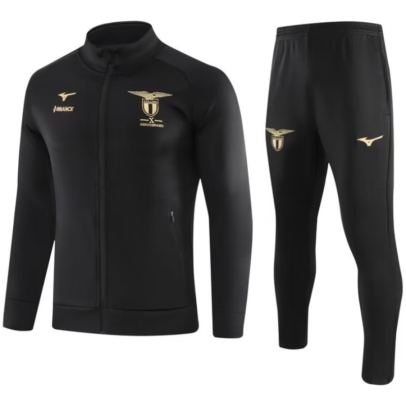 Ensemble de survêtement d’entraînement S.S. Lazio Veste + Pantalon Noir 2023/24