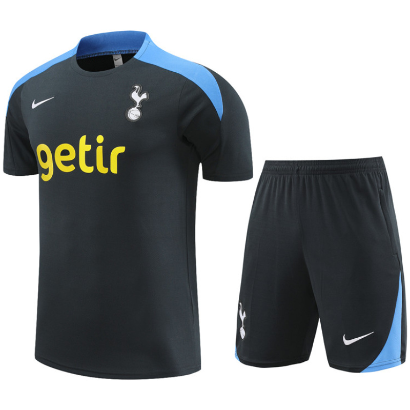 Tenue d’entraînement courte Tottenham Hotspur gris foncé 2024/25