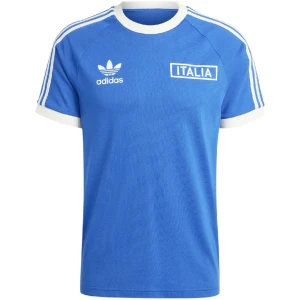 Maillot Adidas Originals Italie 3 Bandes en Pur Coton Bleu 2024 – joueur