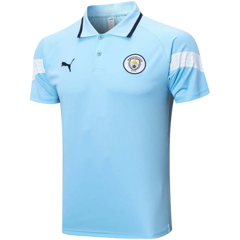 Polo Manchester City Bleu Clair 2023/24