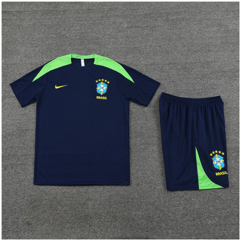 Tenue d’entraînement courte pour enfants Brésil Royal 2024