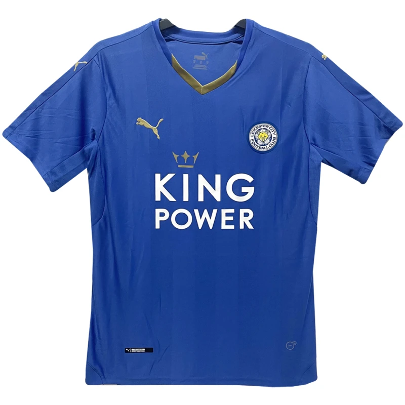 Maillot Domicile Rétro de Leicester City Champion 2015/16
