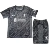 Maillot Noir de Gardien de But Liverpool Enfant 2024/25