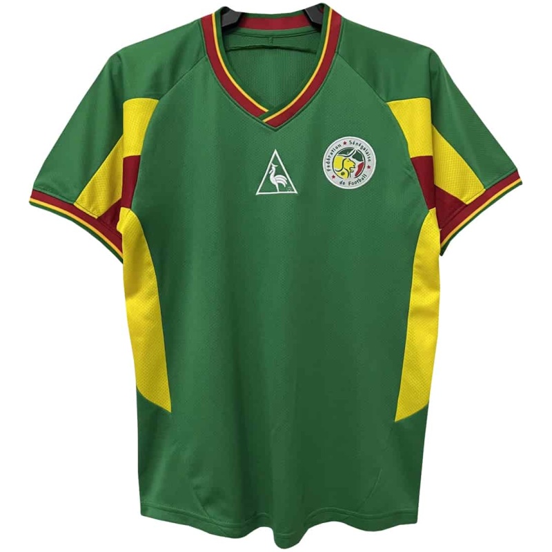 Maillot domicile rétro du Sénégal 2002