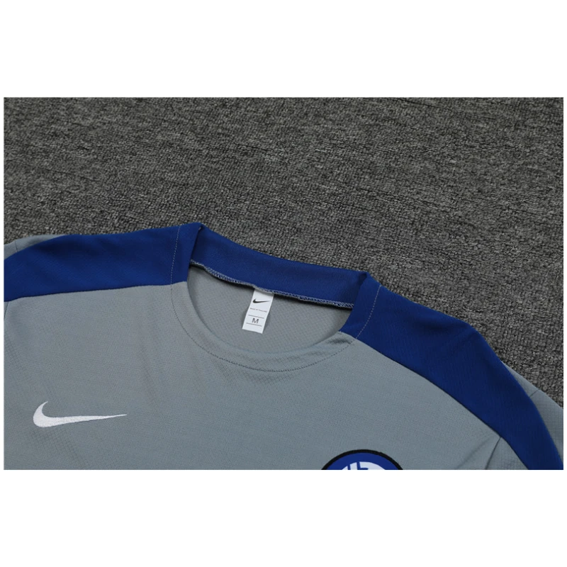 Tenue d’entraînement courte Inter Milan grise 2024/25