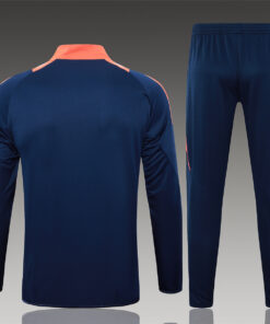Ensemble d’entraînement enfant Manchester United Veste + Pantalon Royal 2024/25