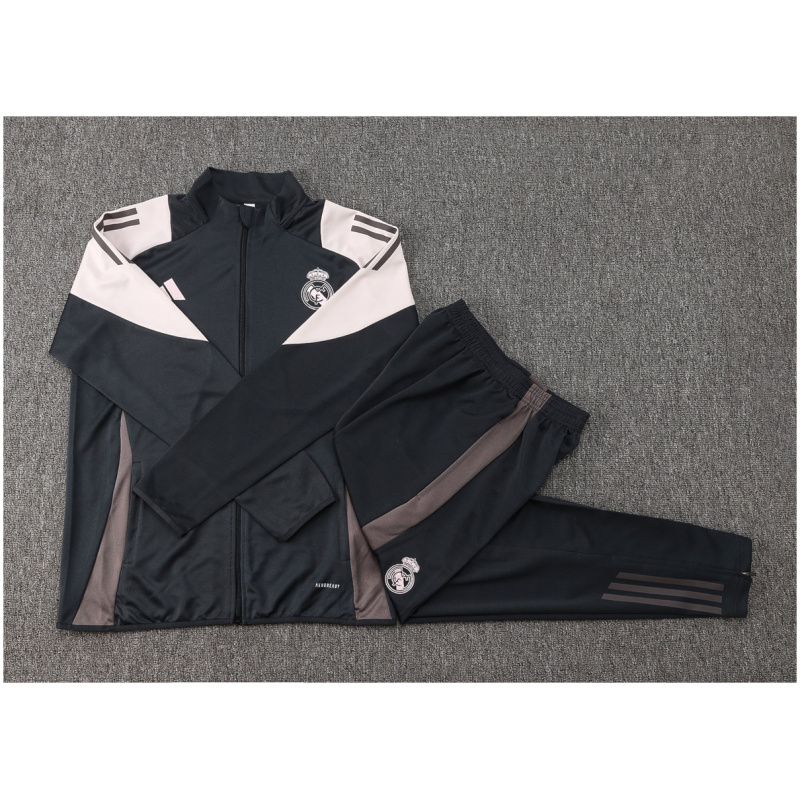 Ensemble de survêtement enfant Real Madrid Veste + Pantalon Gris 2024/25