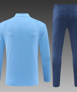 Ensemble d’entraînement pour enfants Manchester City Bleu 2024/25