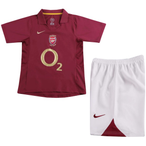 Maillot domicile rétro Arsenal pour enfants 2005/06