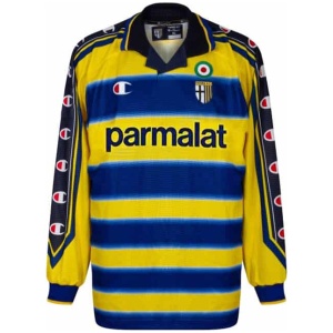 Maillot domicile rétro à manches longues de Parma Calcio 1999/2000