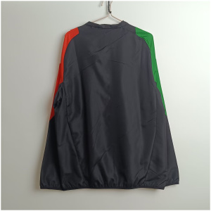 Veste coupe-vent Arsenal toutes saisons noire 2024/25