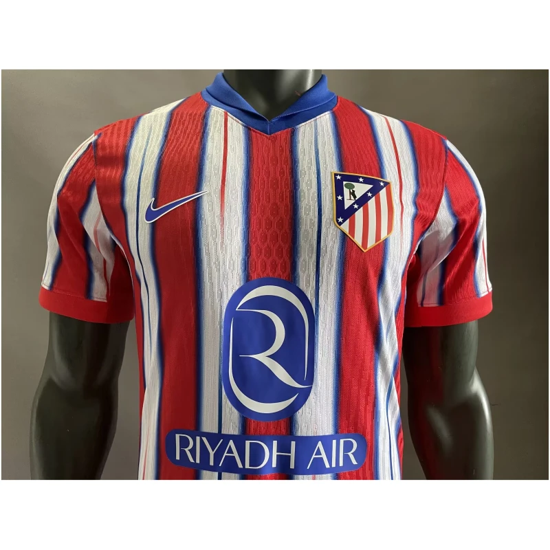 Maillot Domicile Authentique de l’Atlético Madrid 2024/25 – joueur