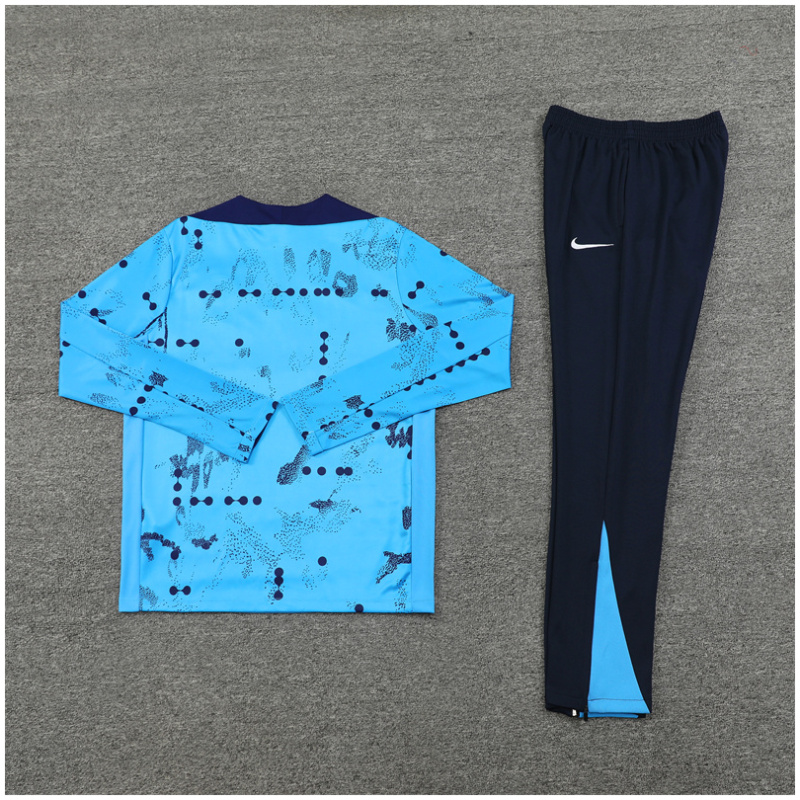 Ensemble d’entraînement pour enfants Chelsea Bleu à Pois 2024/25