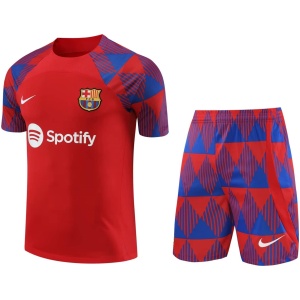 Tenue d’entraînement courte de Barcelone rouge 2023/24