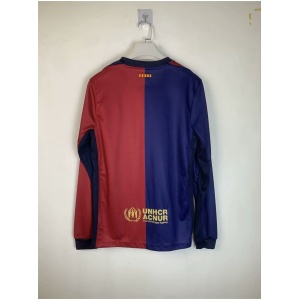 Maillot Domicile Barcelone Manches Longues 2024/25