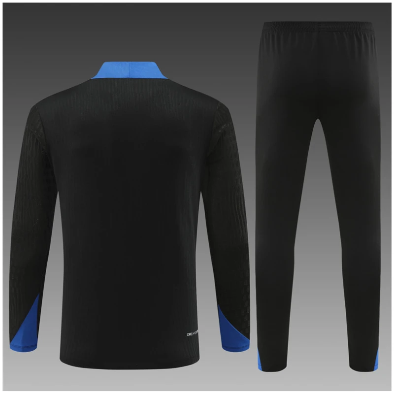 Tenue d’entraînement enfant Inter Milan noire 2024/25