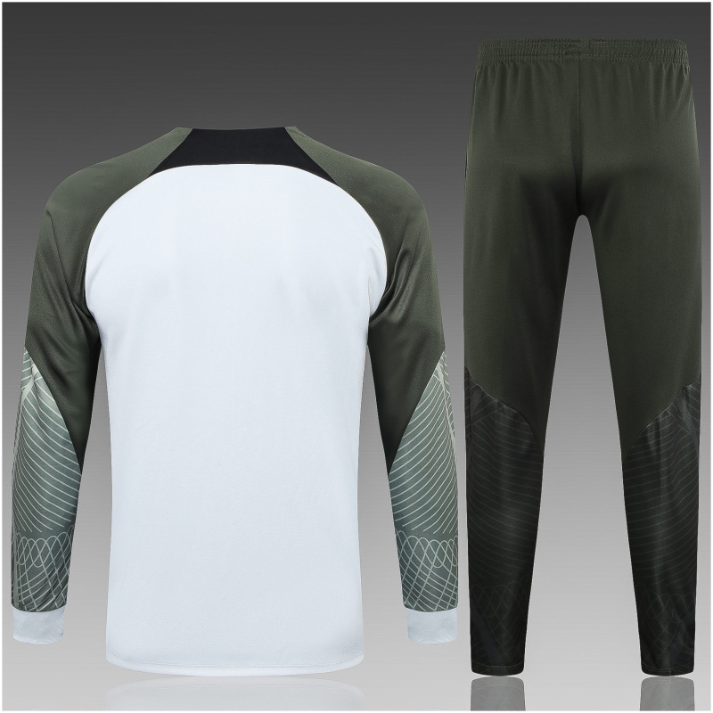 Ensemble de survêtement pour enfants FC Barcelone Veste + Pantalon Vert Clair 2023/24