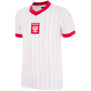 Maillot Domicile Rétro de la Pologne 1982