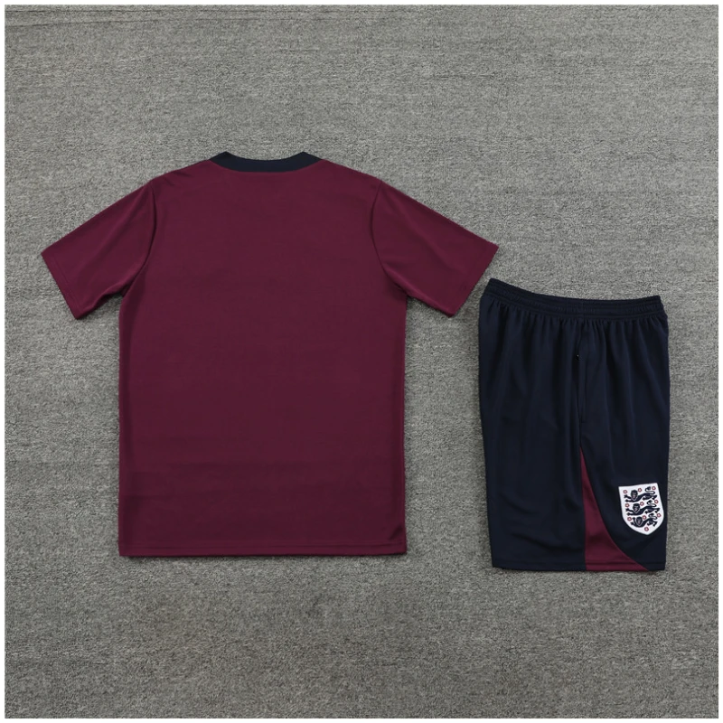 Maillot d’entraînement court pour enfants Angleterre Bourgogne 2024