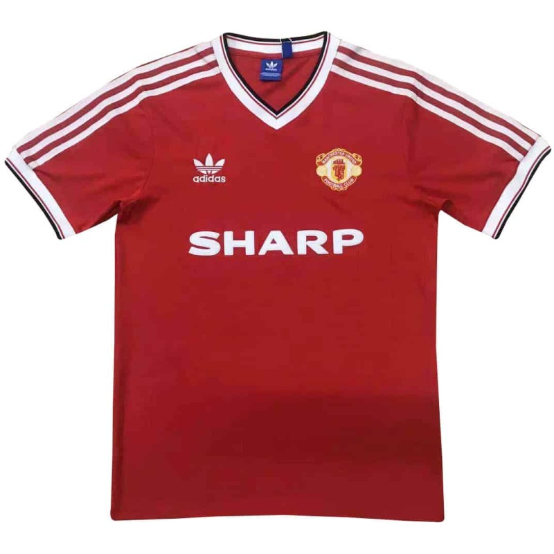 Maillot domicile rétro de Manchester United 1990-1992