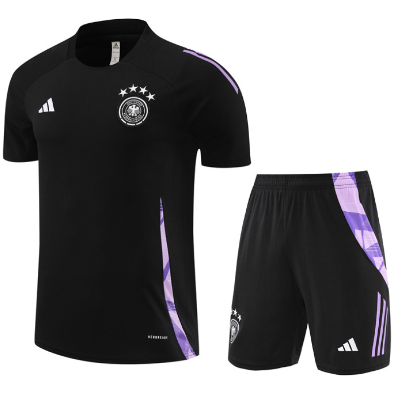 Ensemble d’entraînement court Allemagne noir 2024
