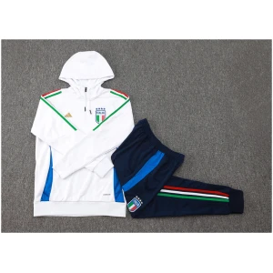 Ensemble Sweat à Capuche et Pantalon pour Enfants Italie Blanc 2024