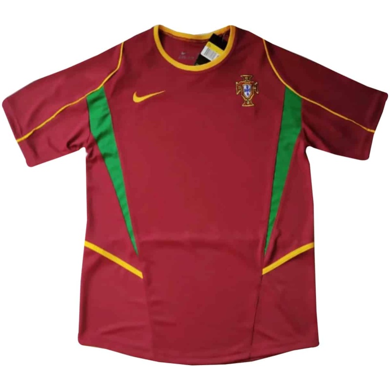 Maillot domicile rétro du Portugal 2002