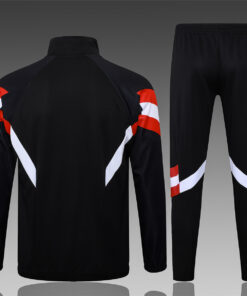 Ensemble Entraînement Veste + Pantalon Enfant Manchester United Noir 2024/25