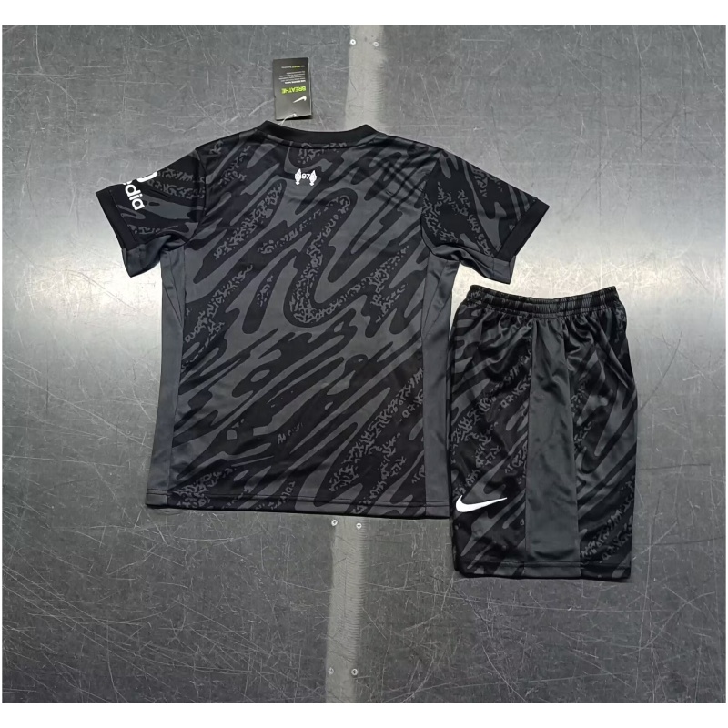 Maillot Noir de Gardien de But Liverpool Enfant 2024/25