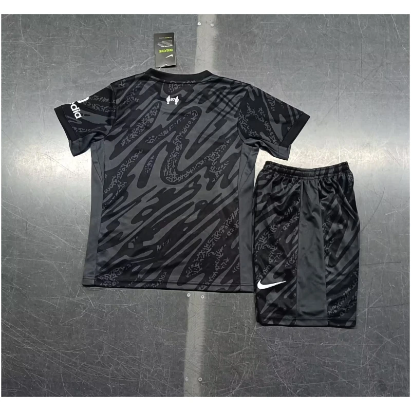 Maillot Noir de Gardien de But Liverpool Enfant 2024/25