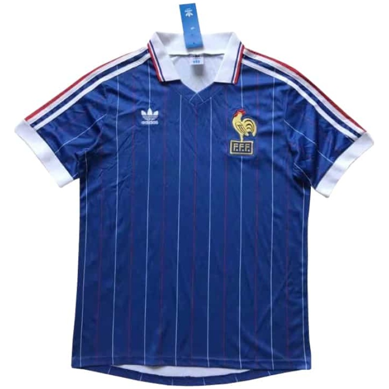 Maillot Domicile Rétro Équipe de France 1982
