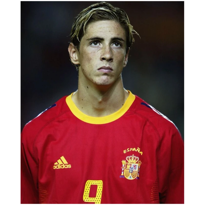 Maillot domicile rétro de l’équipe d’Espagne 2002