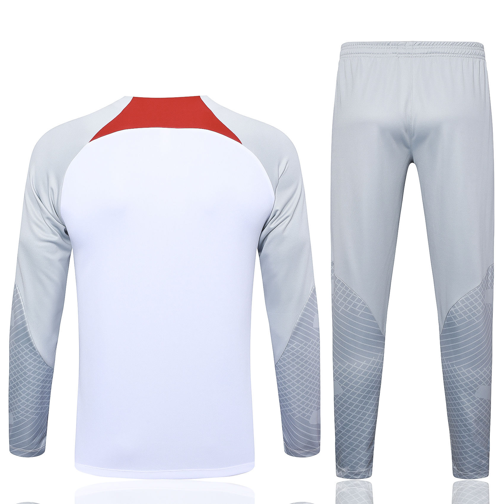 Ensemble d’entraînement enfant Liverpool blanc 2023/24