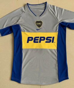 Maillot Extérieur Rétro Boca Juniors 2002