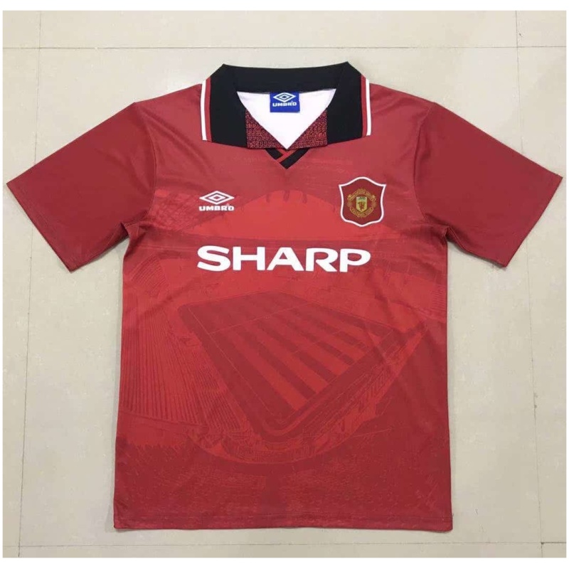 Maillot domicile rétro de Manchester United 1994-1996