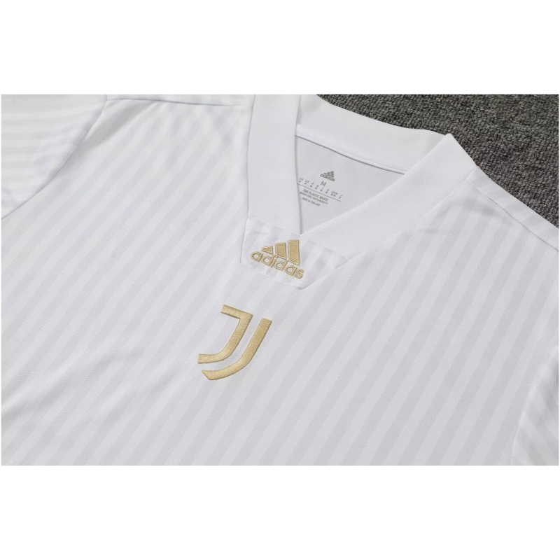 Ensemble d’entraînement court Juventus blanc 2023/24