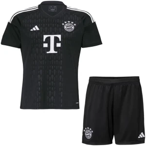 Maillot de Gardien de But Bayern Munich Enfant Noir 2023/24